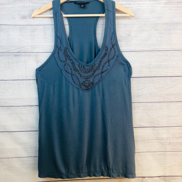 Banana Republic Tops - Banana Republic Blue Racerback Tank Top Size Large
